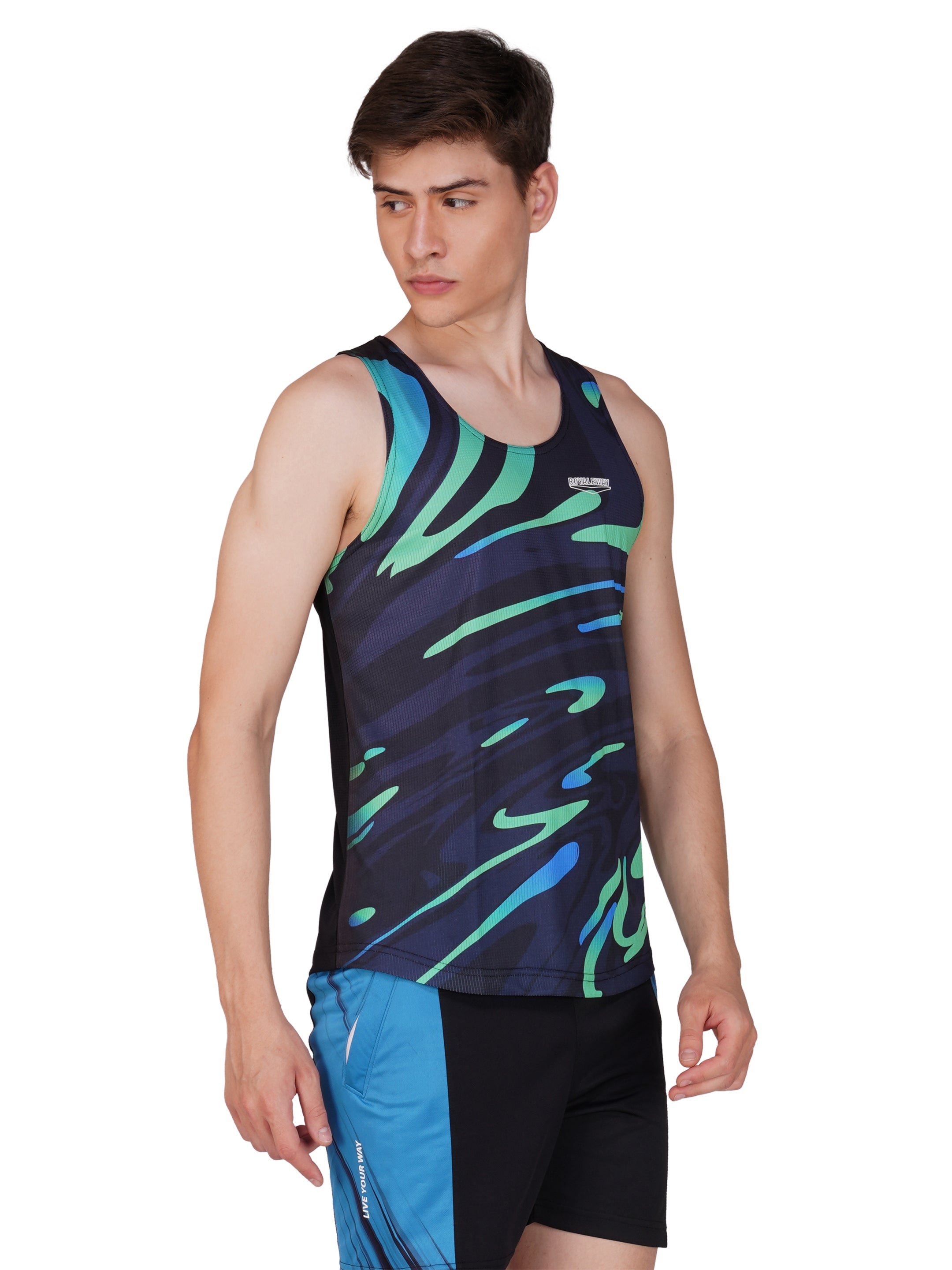 DriCHEX Neon Orange & Black Vest for Men RWM4034
