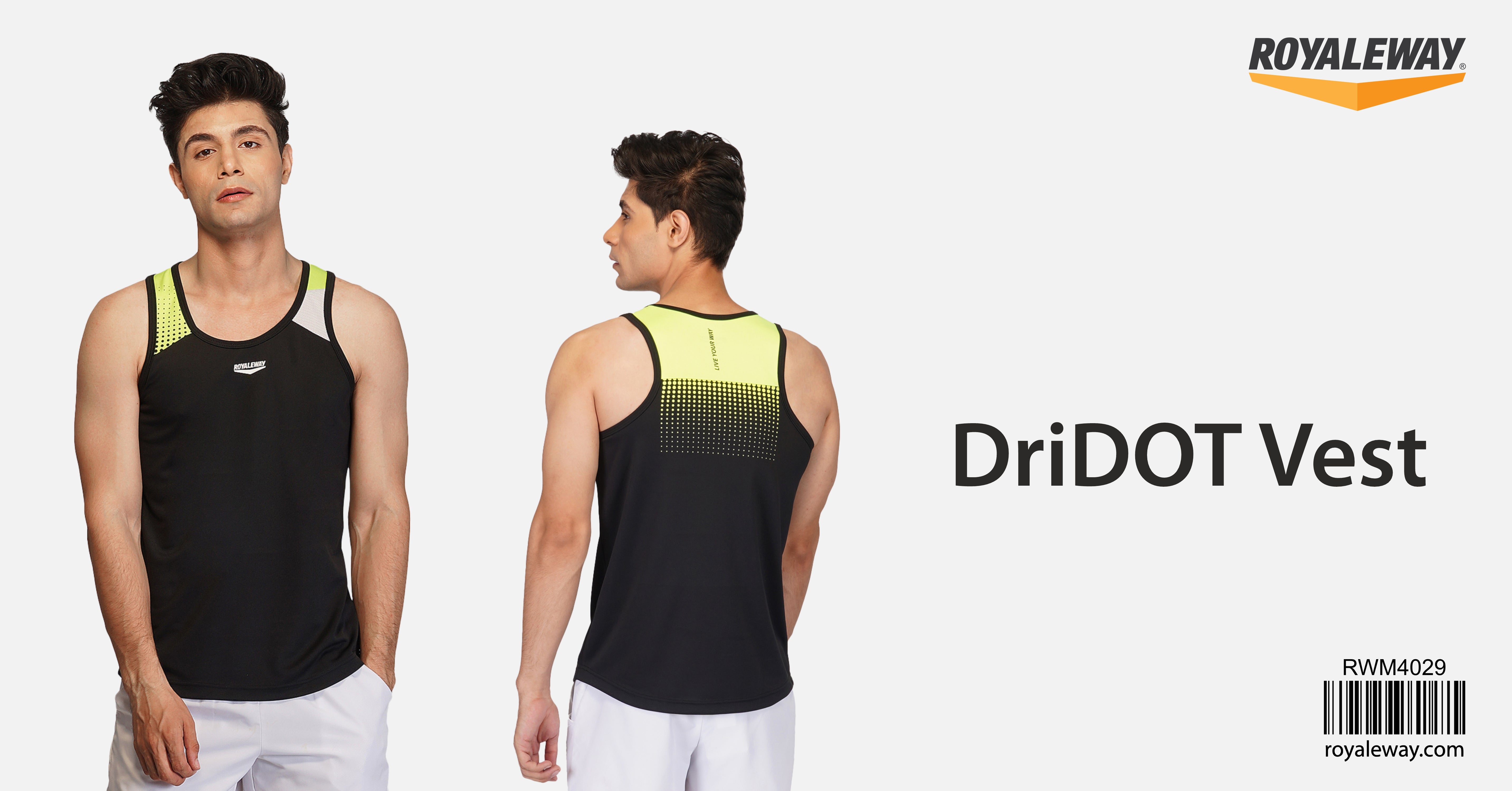 DriDOT Designer Vest Apparel Men - ROYALEWAY