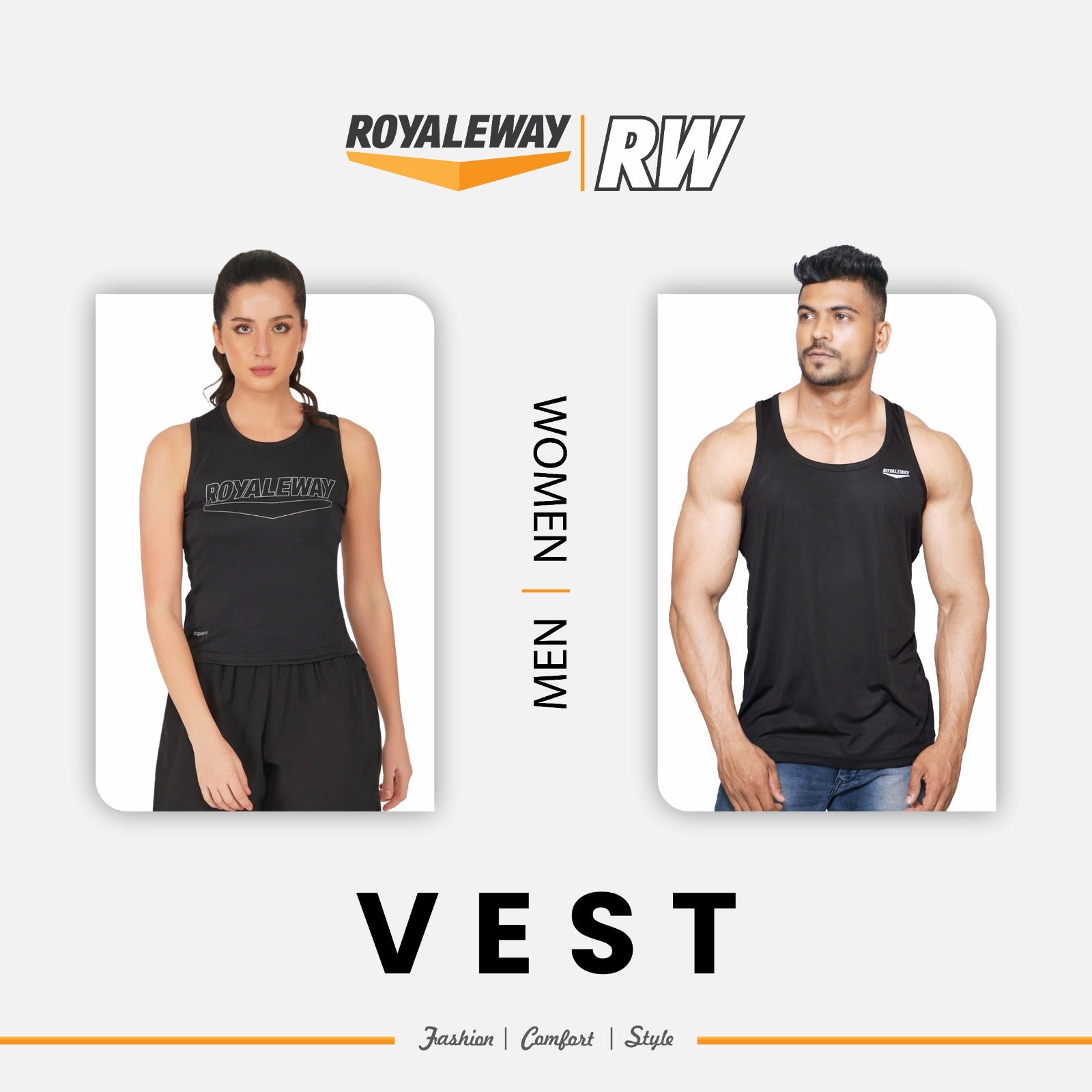 Black Vest for Men and Women