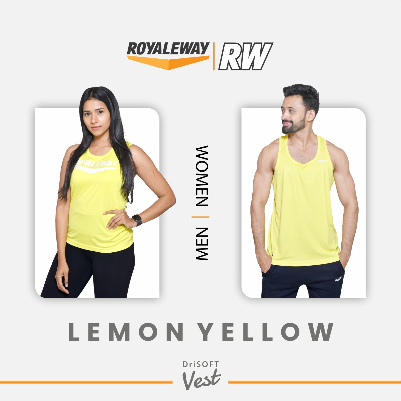 Lemon Yellow Vest for Men and Women