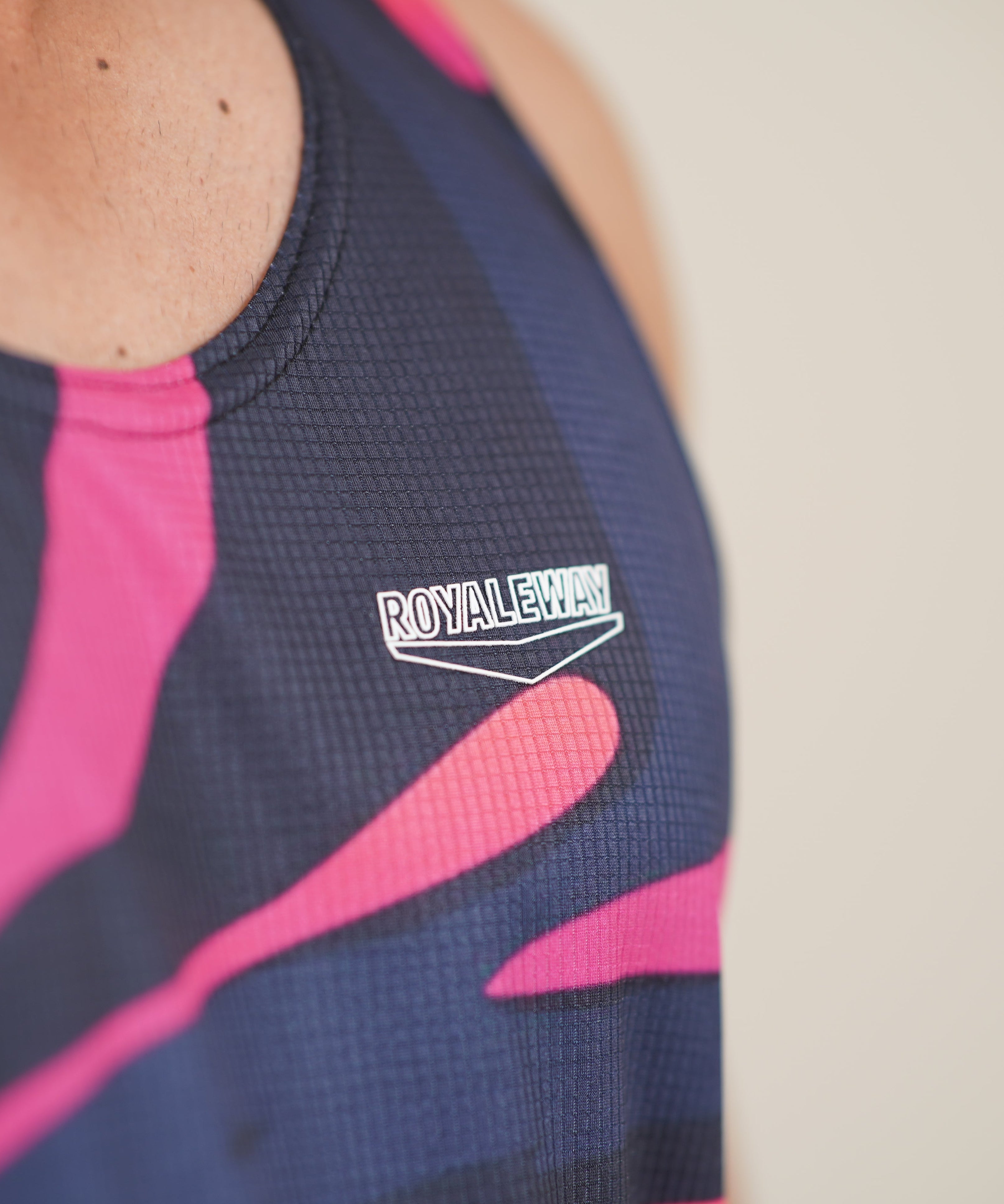 DriCHEX Neon Pink & Black Vest for Men RWM4032 DriCHEX Vest - royaleway.com