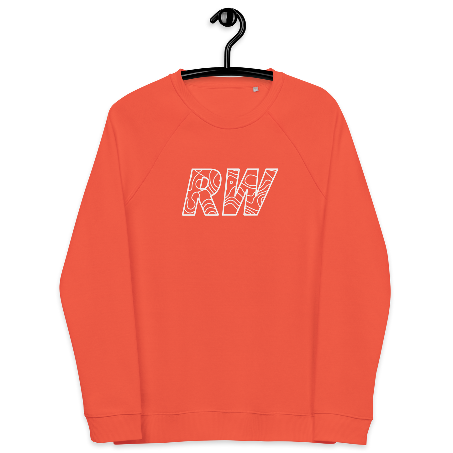 Unisex organic raglan sweatshirt