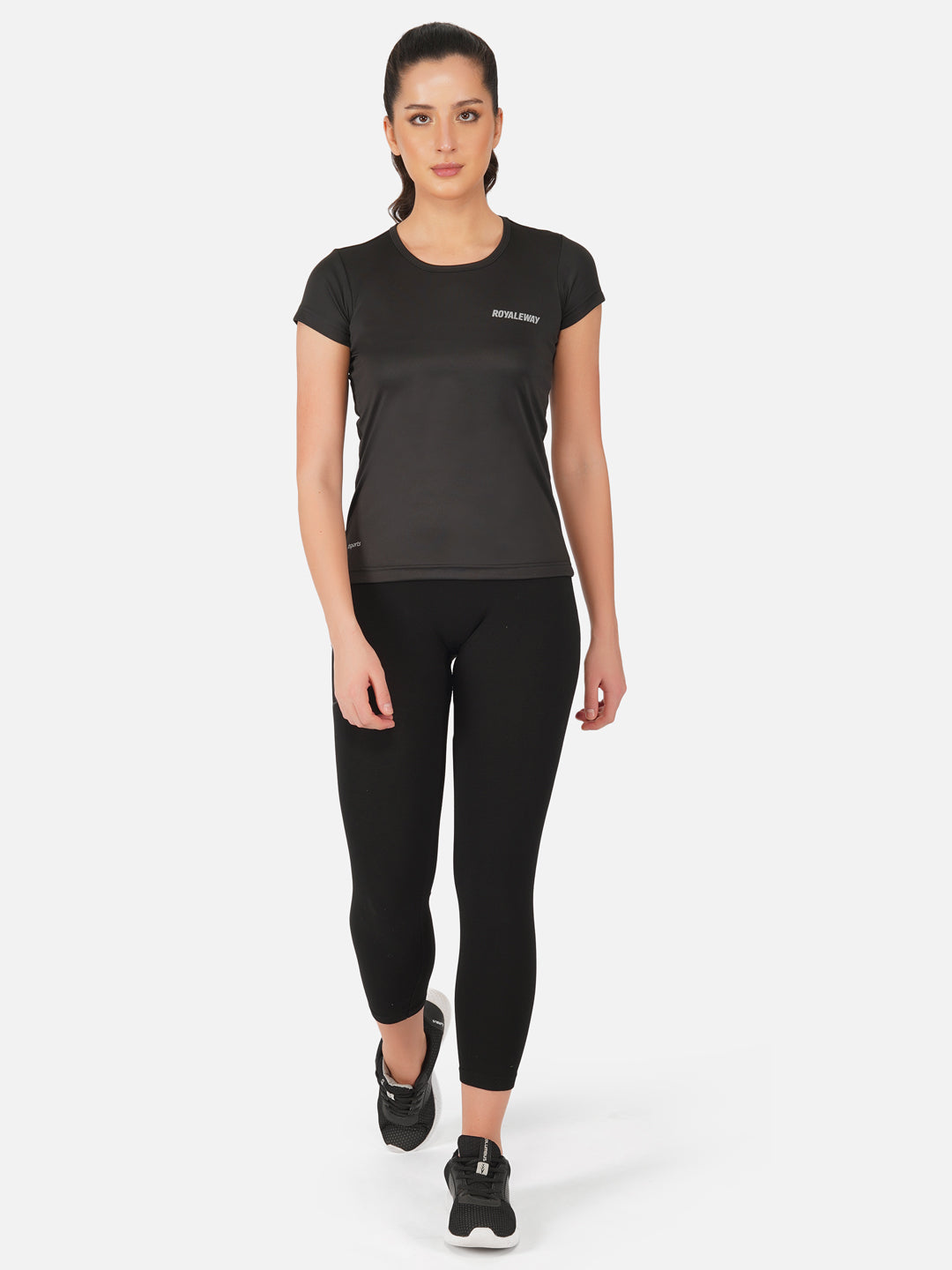 DriSOFT T Shirt Top Black Women RWW2048 T-Shirt - royaleway.com
