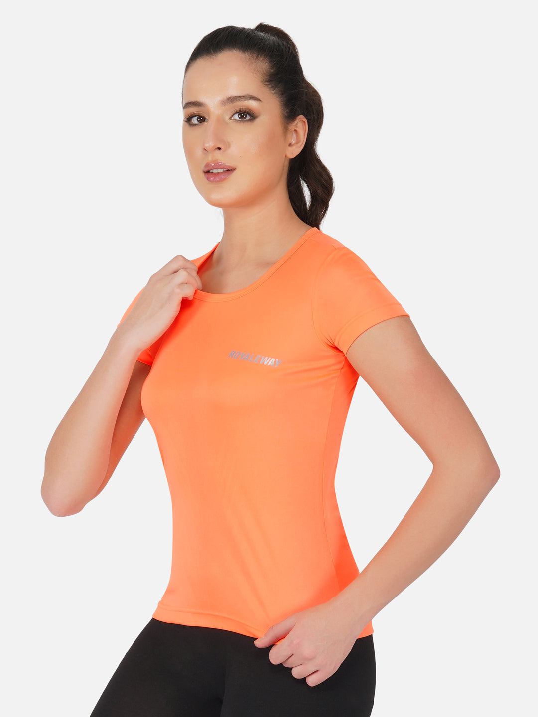 DriSOFT Fluorescent Orange RWW2049 Top T Shirt Women T-Shirt - royaleway.com