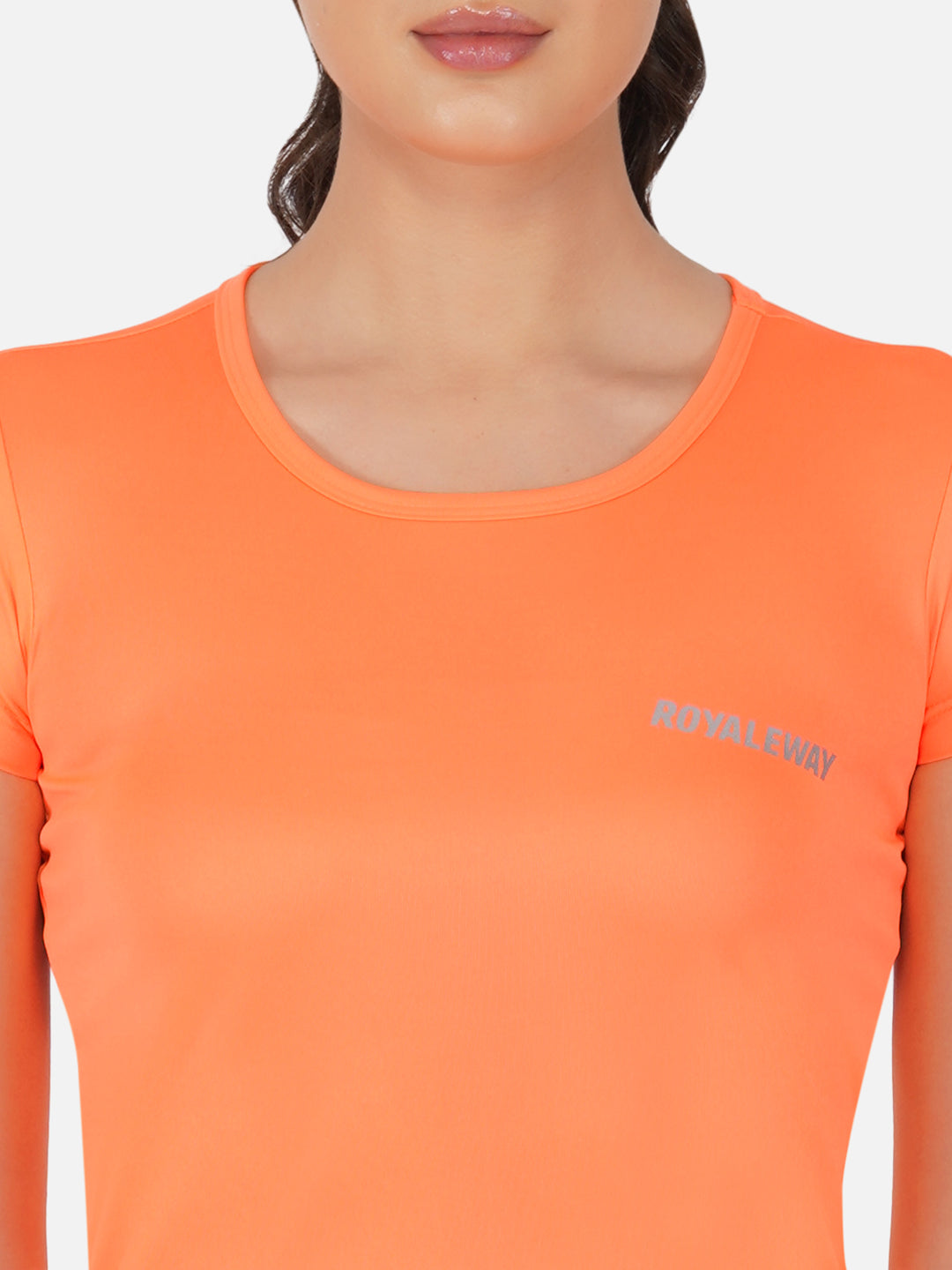 DriSOFT Fluorescent Orange RWW2049 Top T Shirt Women T-Shirt - royaleway.com