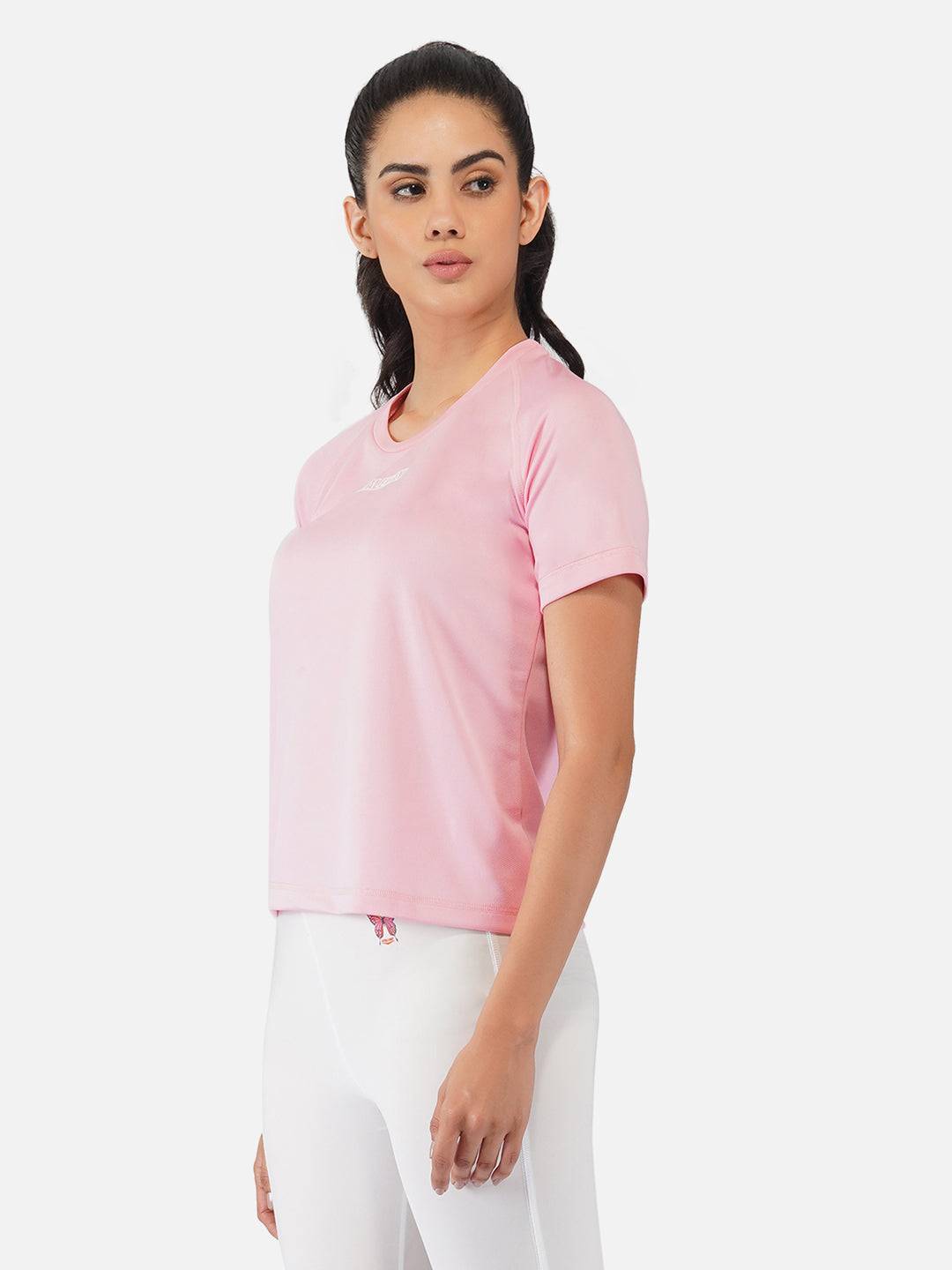 DriDOT Baby Pink Raglan T-Shirt RWW2059 Raglan T-Shirt - royaleway.com