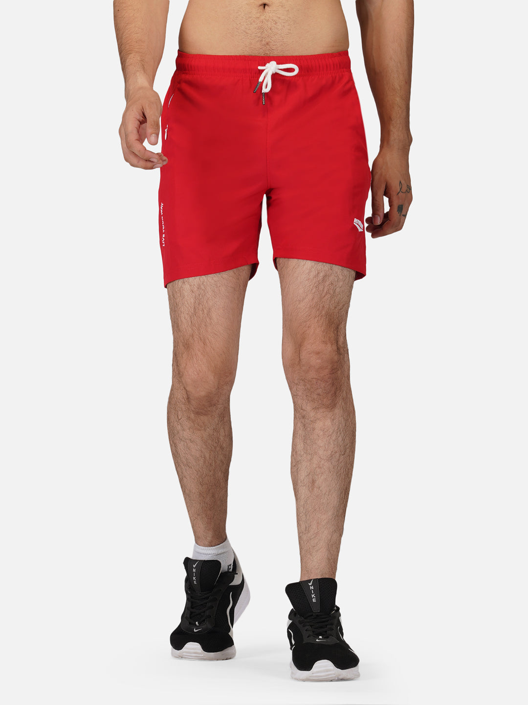 Shorts Sportswear Apparel Men NS Lycra Red RWM1007 NS Lycra Short - royaleway.com