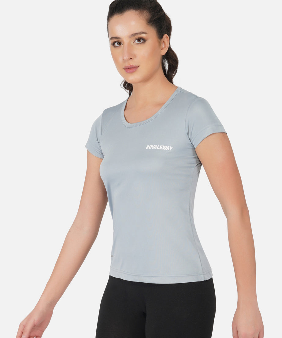 DriSOFT T Shirt Top Ash Blue Women RWW2050