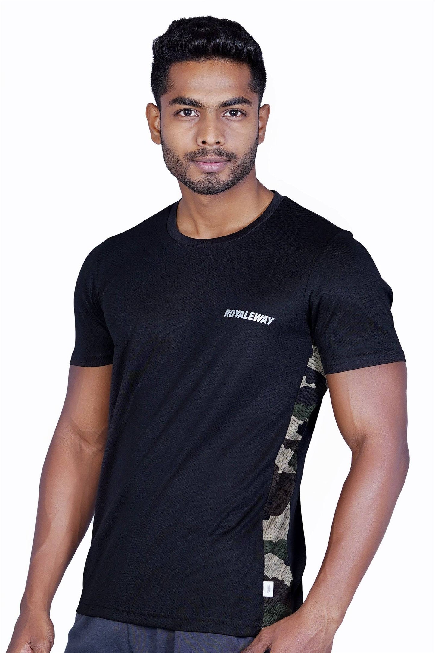 DriFit VENTA BLACK AND MILITARY CAMO MEN RWM2079