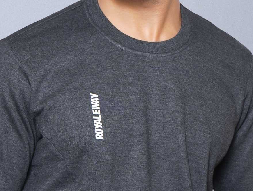 Fleece Pocket Sweatshirt Dark Grey Heather RWM9006