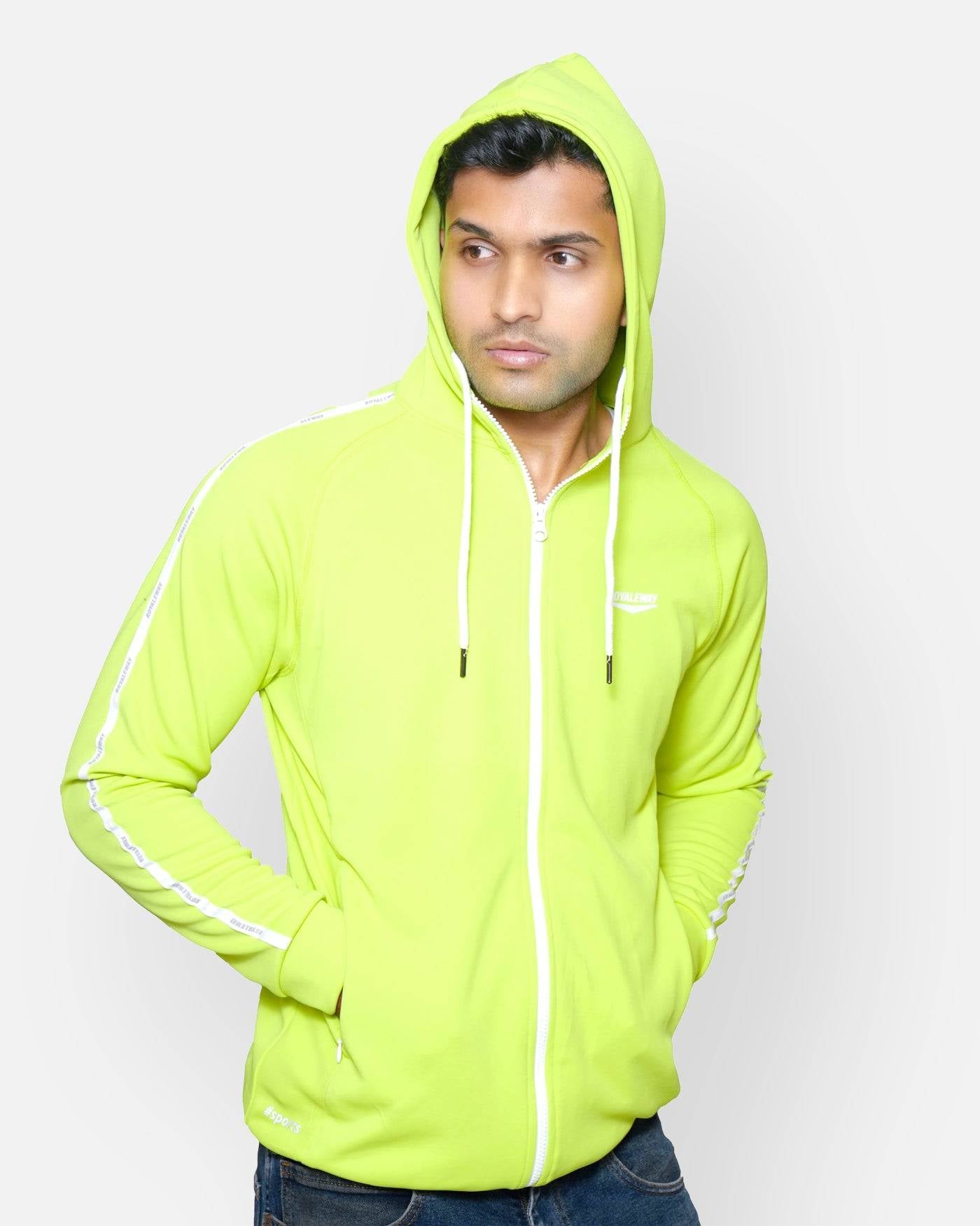 CrossFIT Neon Green Hoodie Jacket RWM0006 Hoodie Jacket - royaleway.com