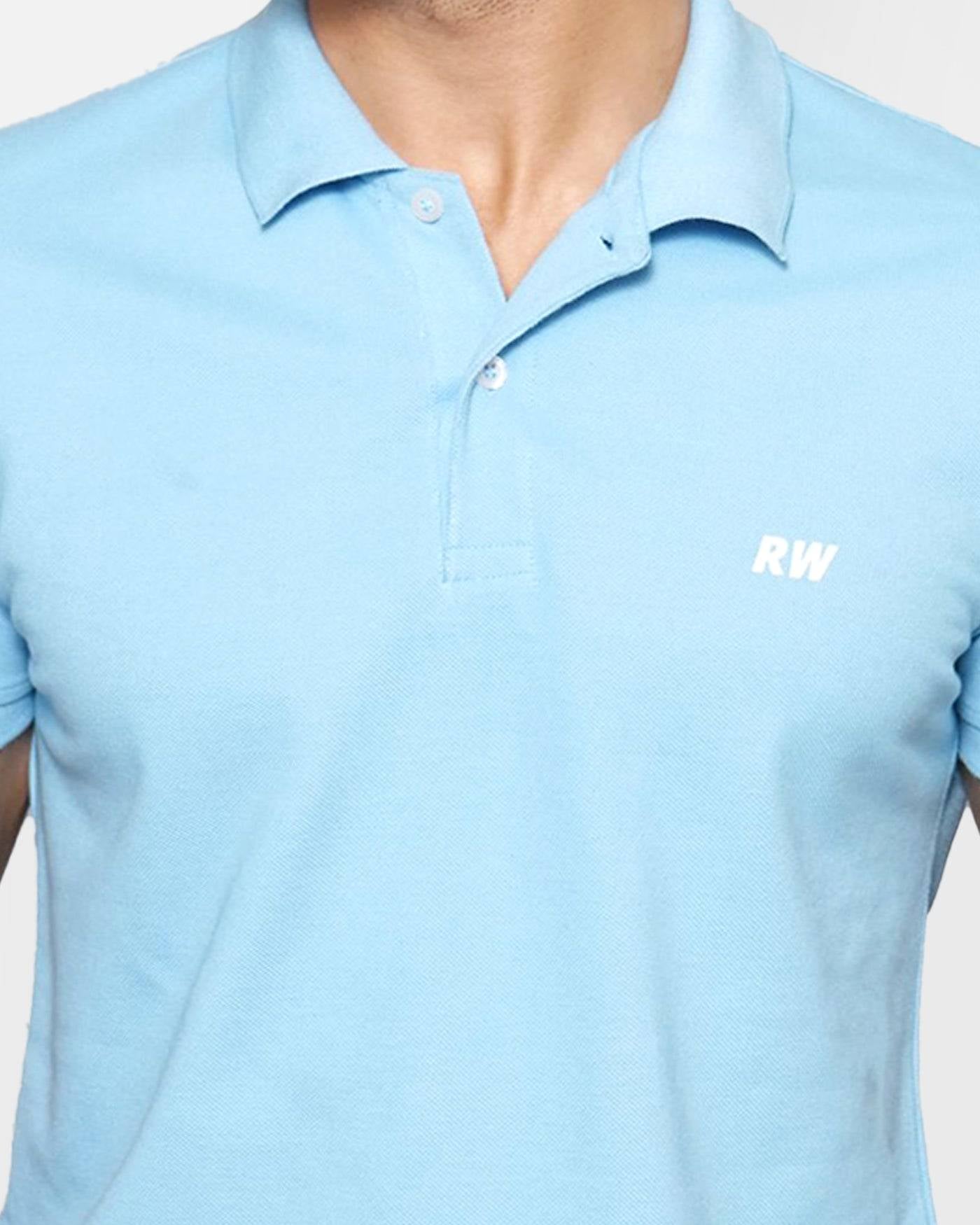 Polo Collar Neck Sky Blue RWM2004