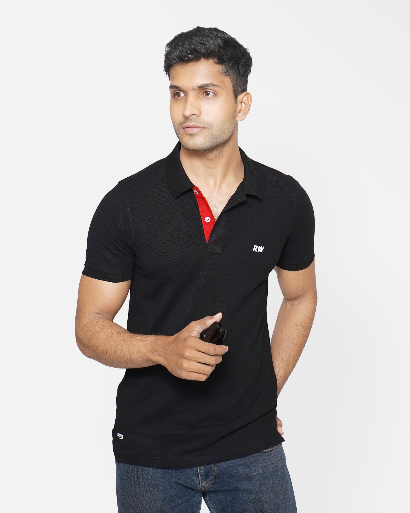 Polo Black Red and White RWM2011