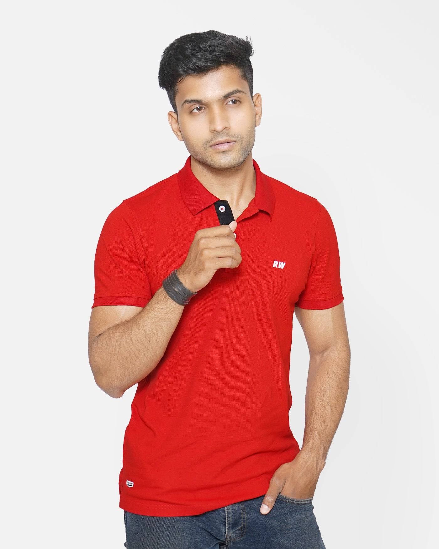 Polo Red Black and White RWM2012