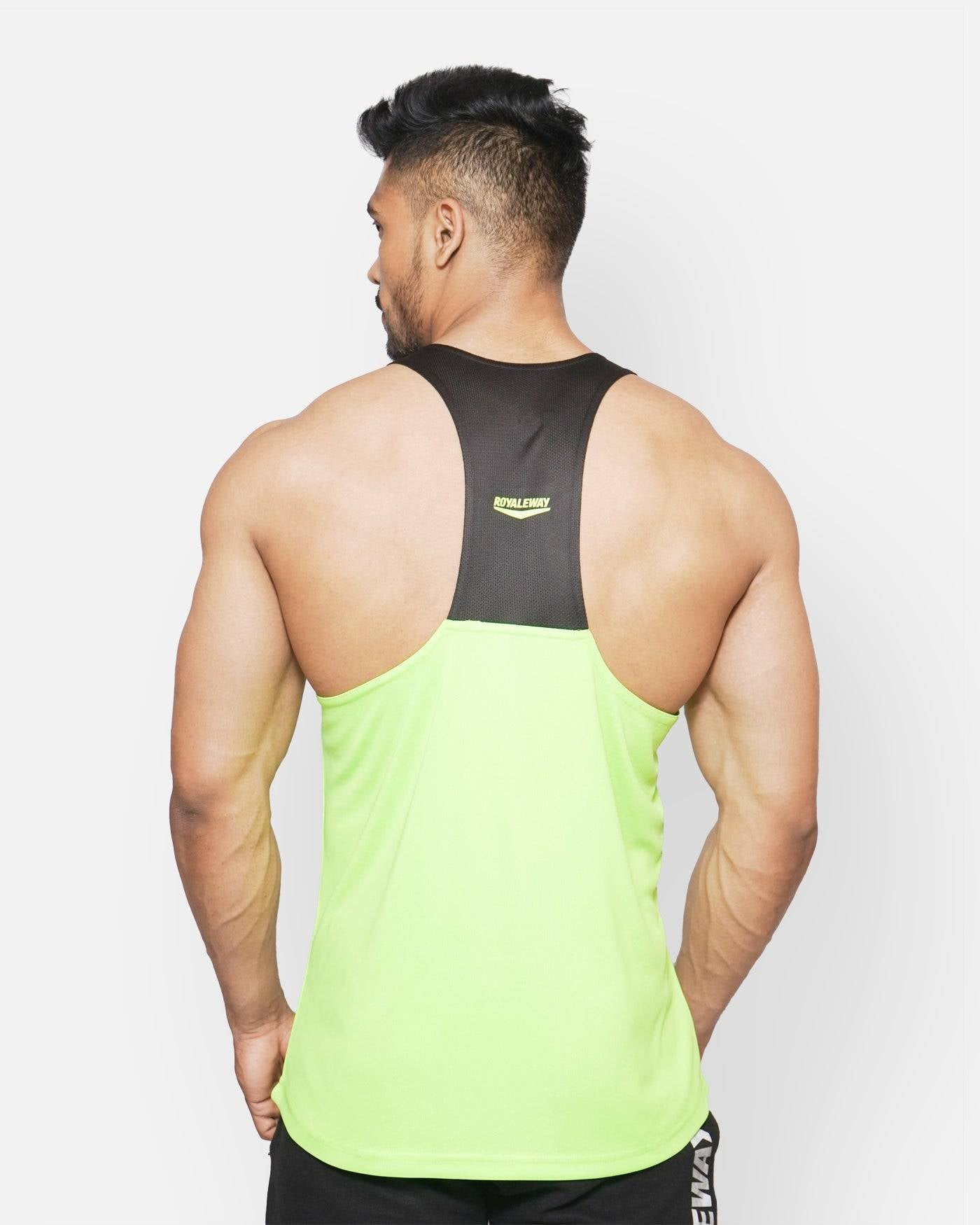 Gym Sando Fluorescent Green Men RWM4004