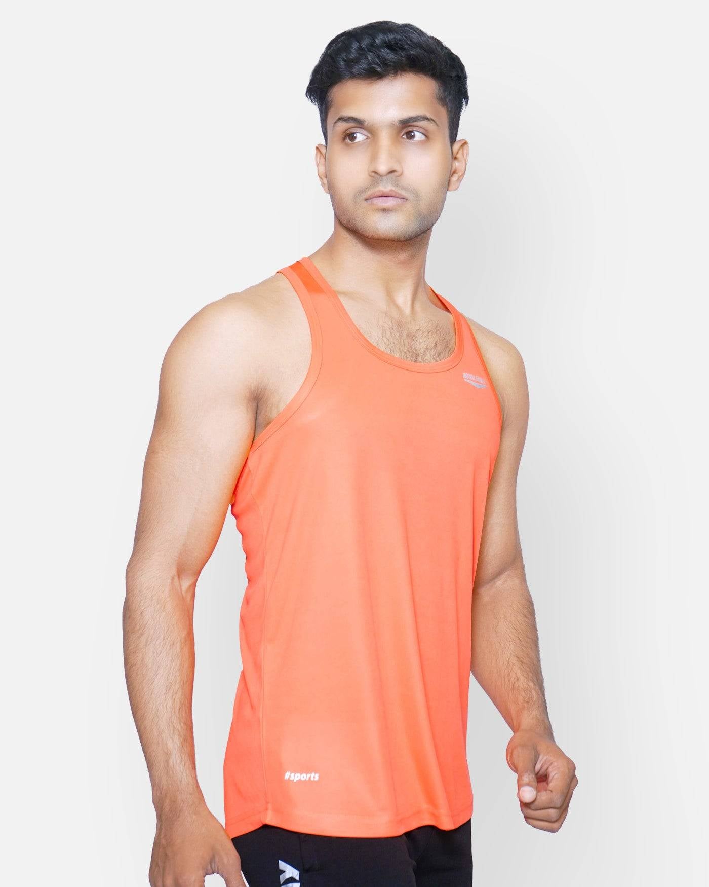 Micro Polyester Sleeveless Royaleway Mesh Gym Vest Sando Tank Top