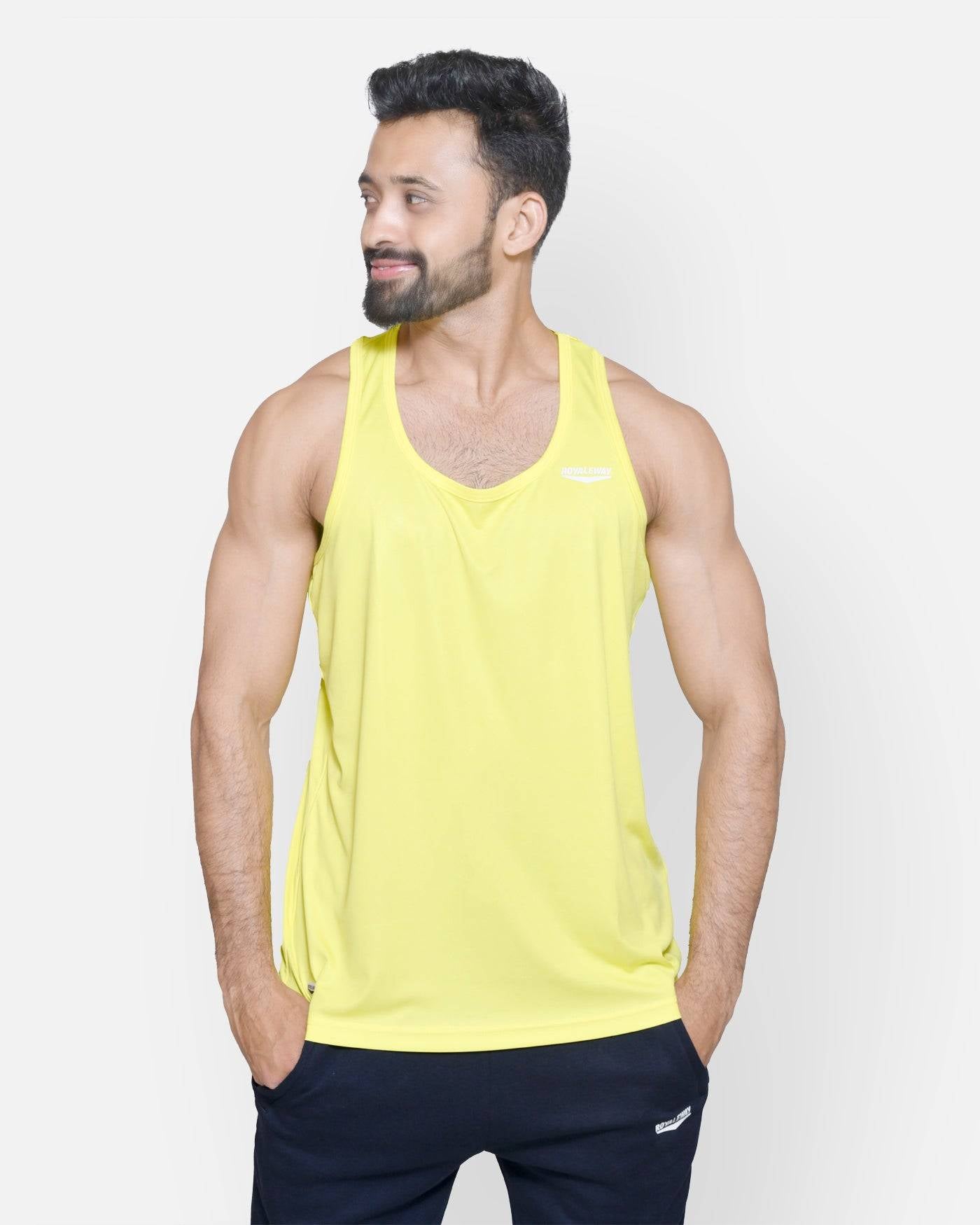 DriSOFT Lemon Yellow Vest RWM4014 DriSOFT Vest - royaleway.com