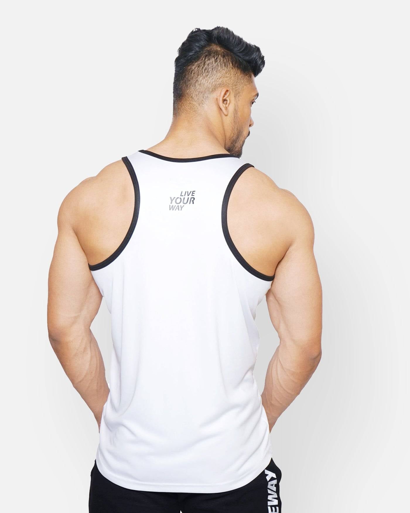 DriFit Vest White and Black Men RWM4019