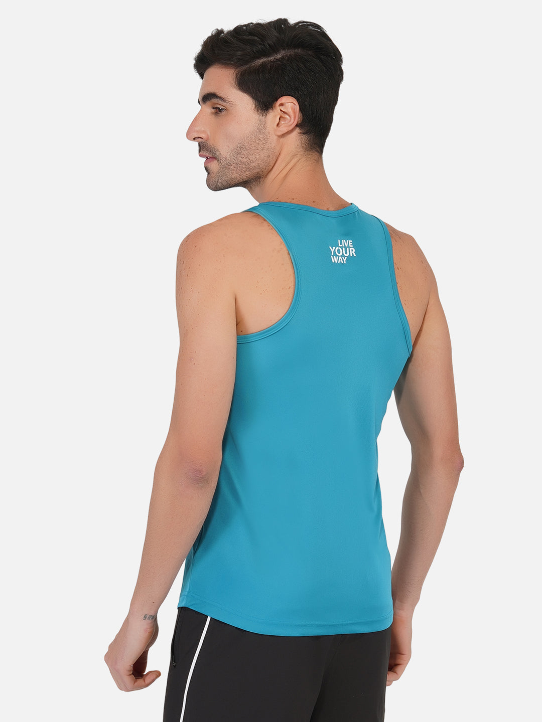 DriSOFT VEST SANDO PEACOCK BLUE MEN RWM4023