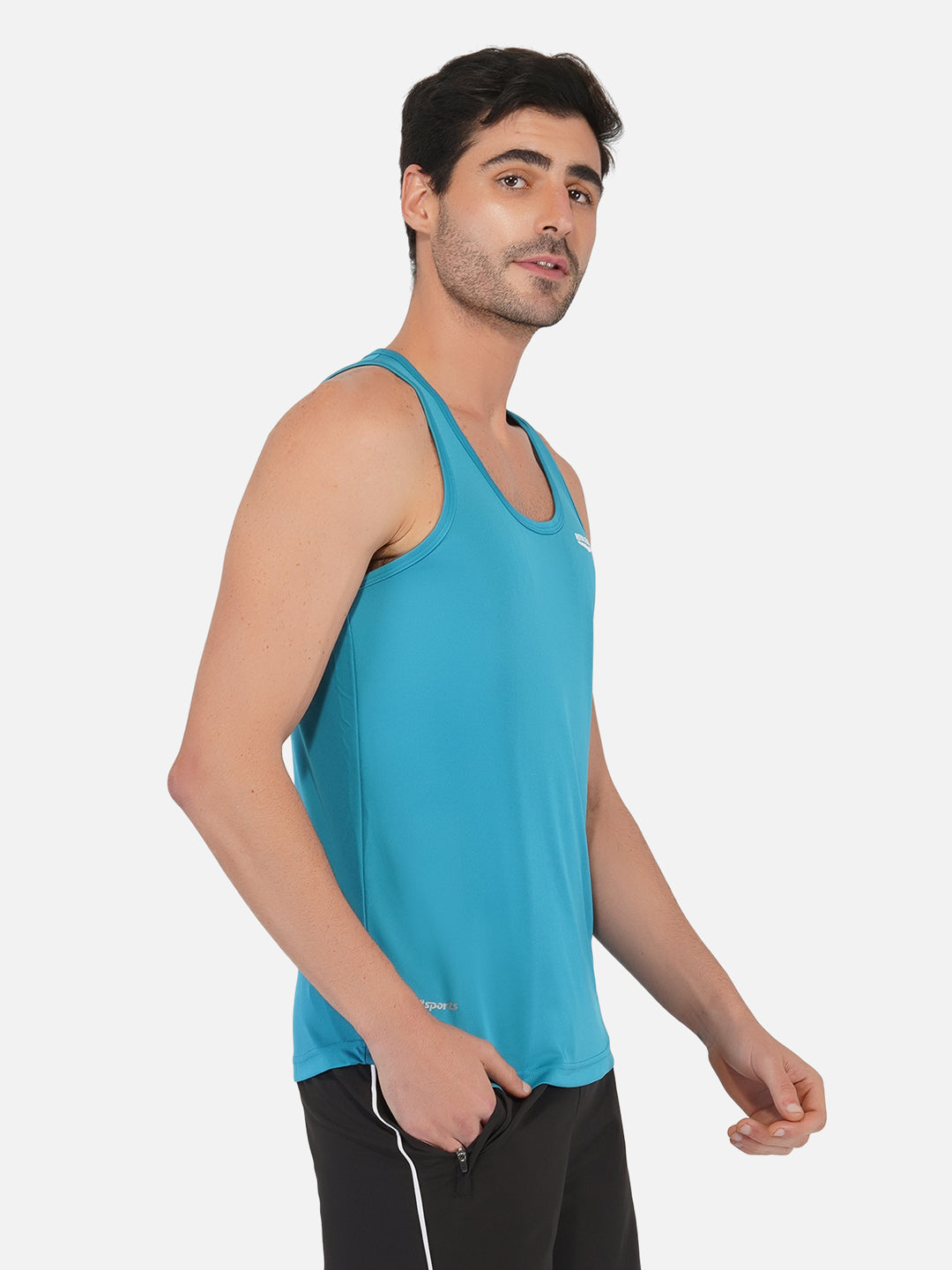 DriSOFT VEST SANDO PEACOCK BLUE MEN RWM4023