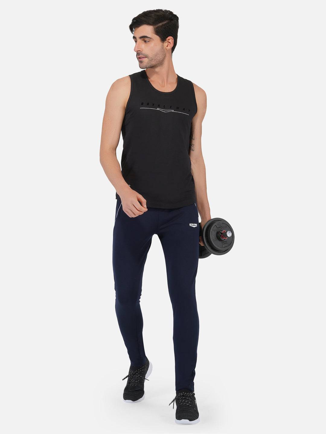 Cotton Trouser Navy Blue Men RWM5010