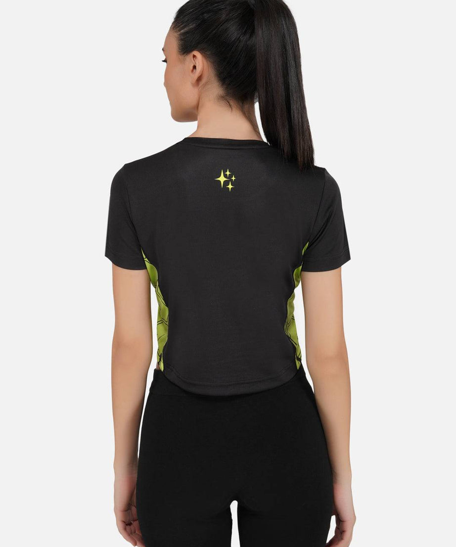 DriDOT Black Long Back Crop Top RWW2026 Long Back Crop Top - royaleway.com