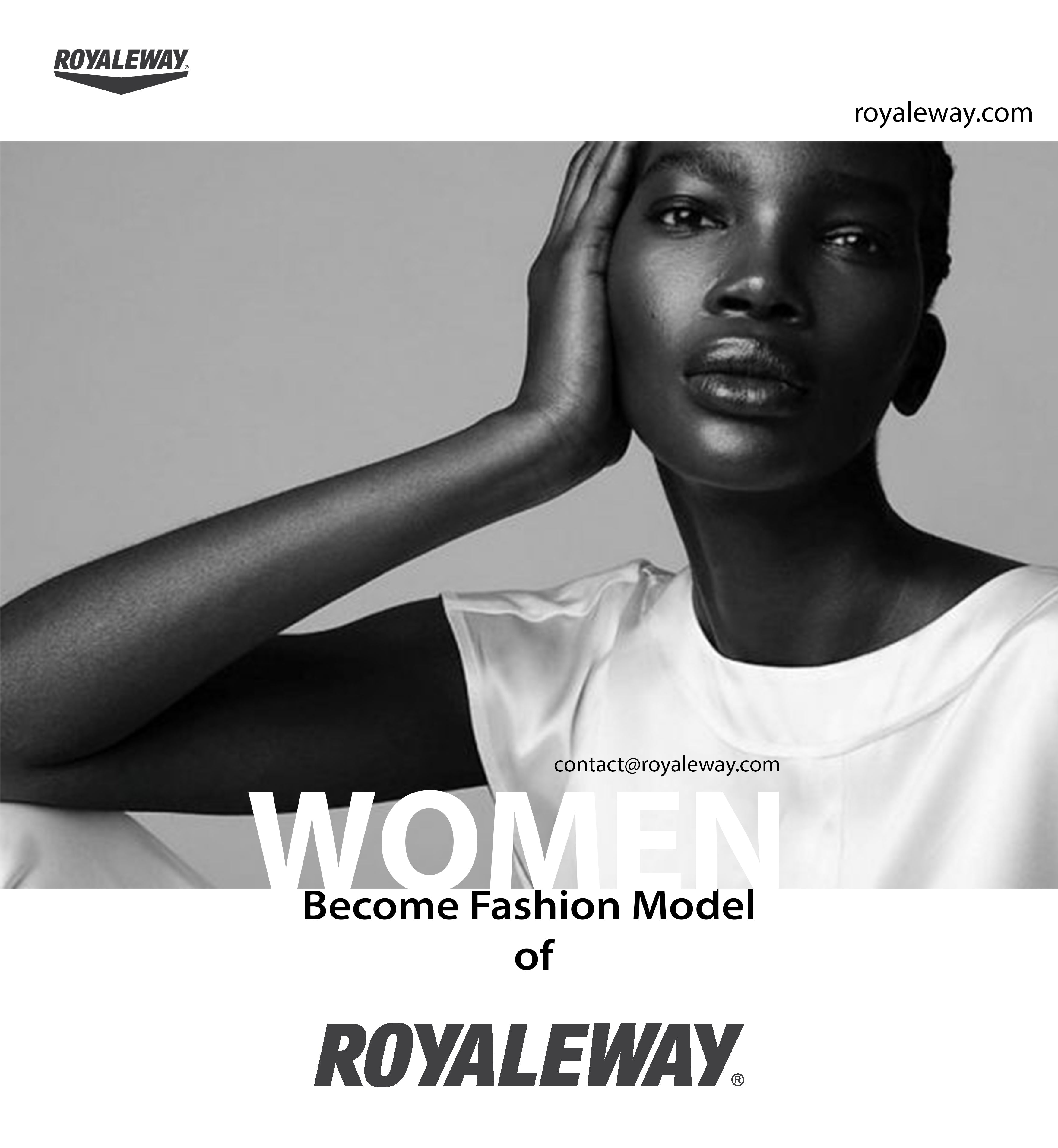 WOMEN become fashion model of royaleway!