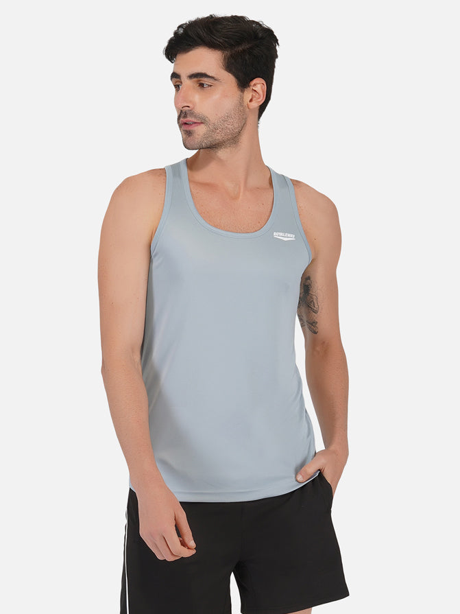 DriSOFT Vest Apparel Men Ash Blue Tank Top Sando RWM4012