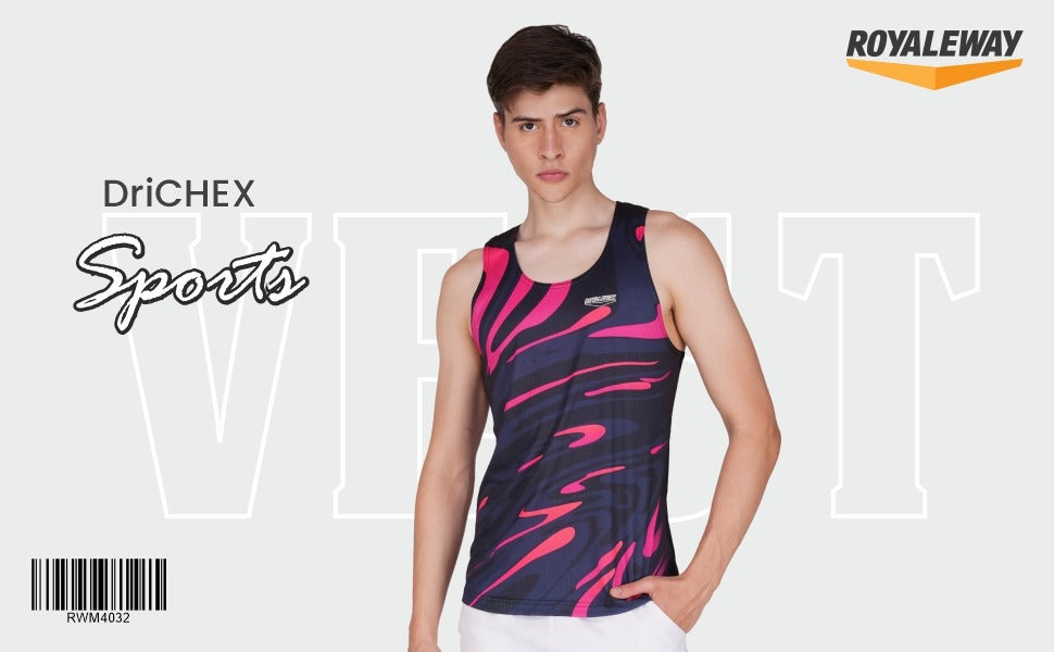 RW - ROYALEWAY :DriCHEX Sports Sando Tank Top Vest for Mens