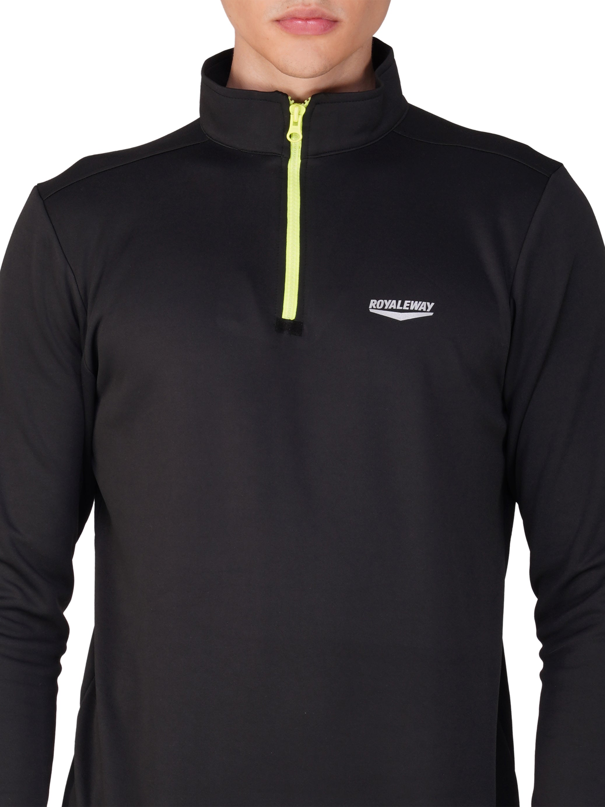 CrossFIT Neon Green Black Half Zipper Jacket RWM6001