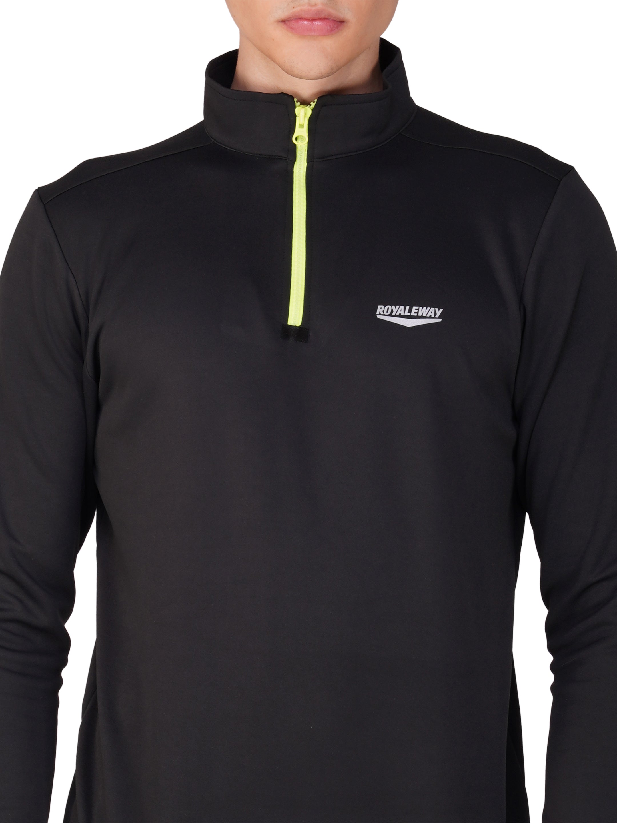 CrossFIT Neon Green Black Half Zipper Jacket RWM6001