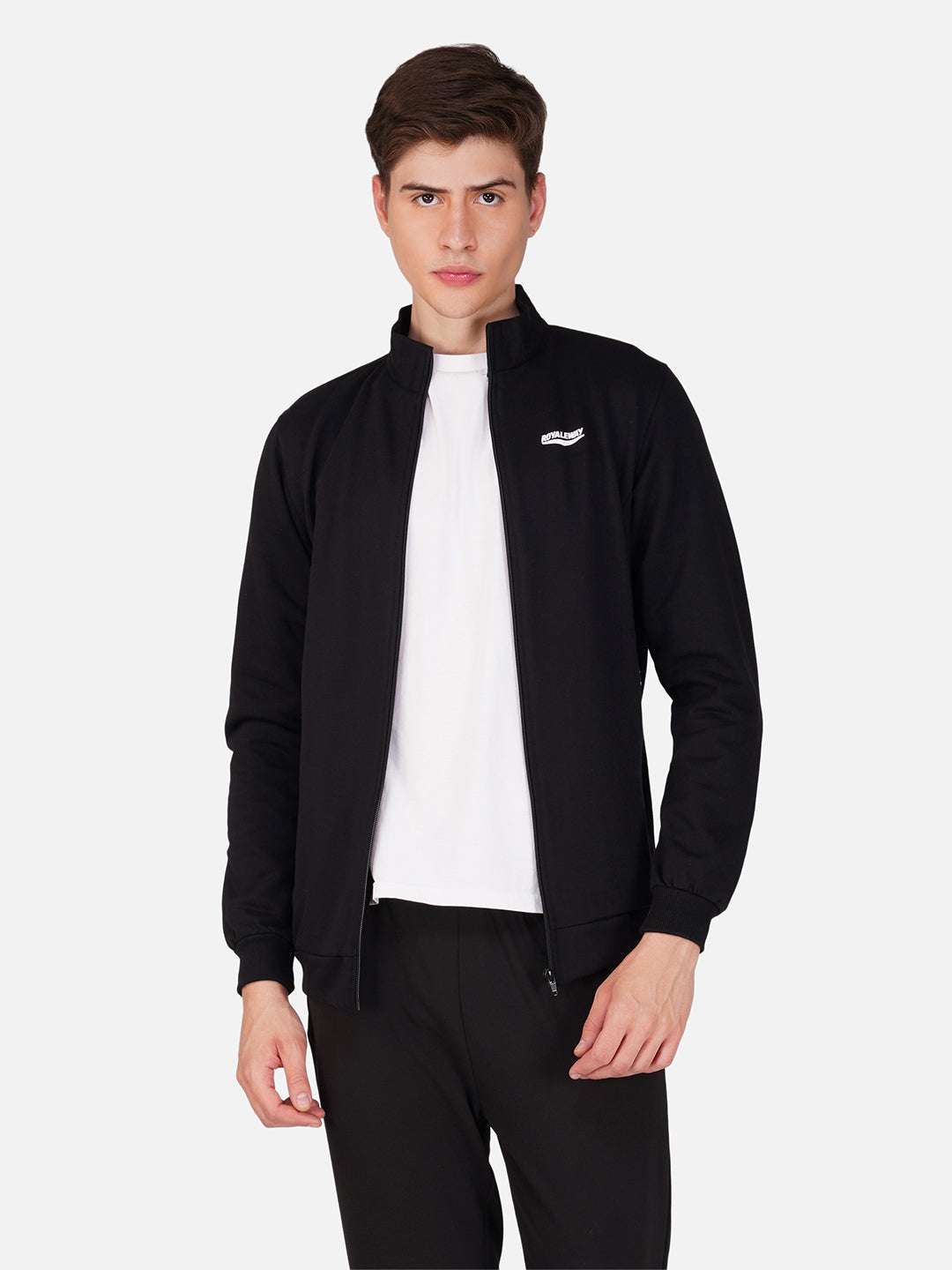 Black Fleece Jacket RWM6016 Fleece Jacket - royaleway.com