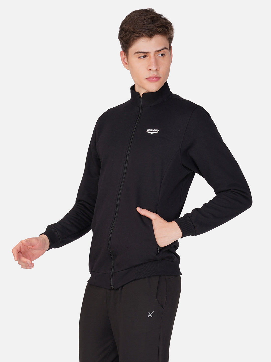 Black Fleece Jacket RWM6016 Fleece Jacket - royaleway.com