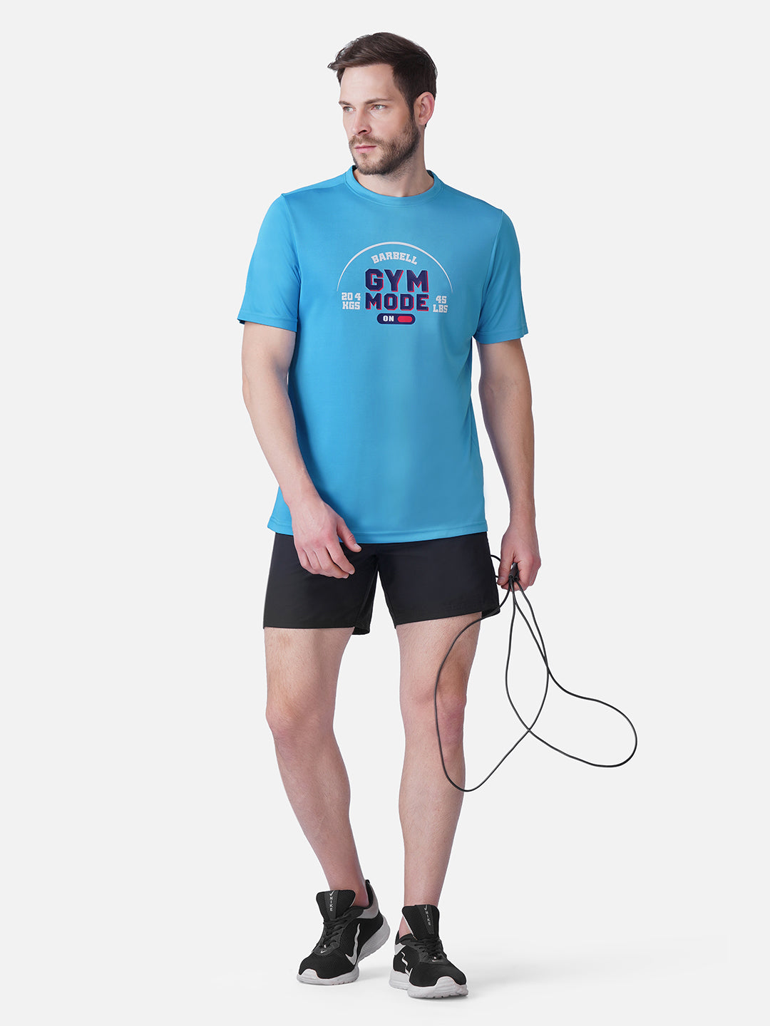 Gym T Blue T-Shirt Slim Fit Men RWM2055