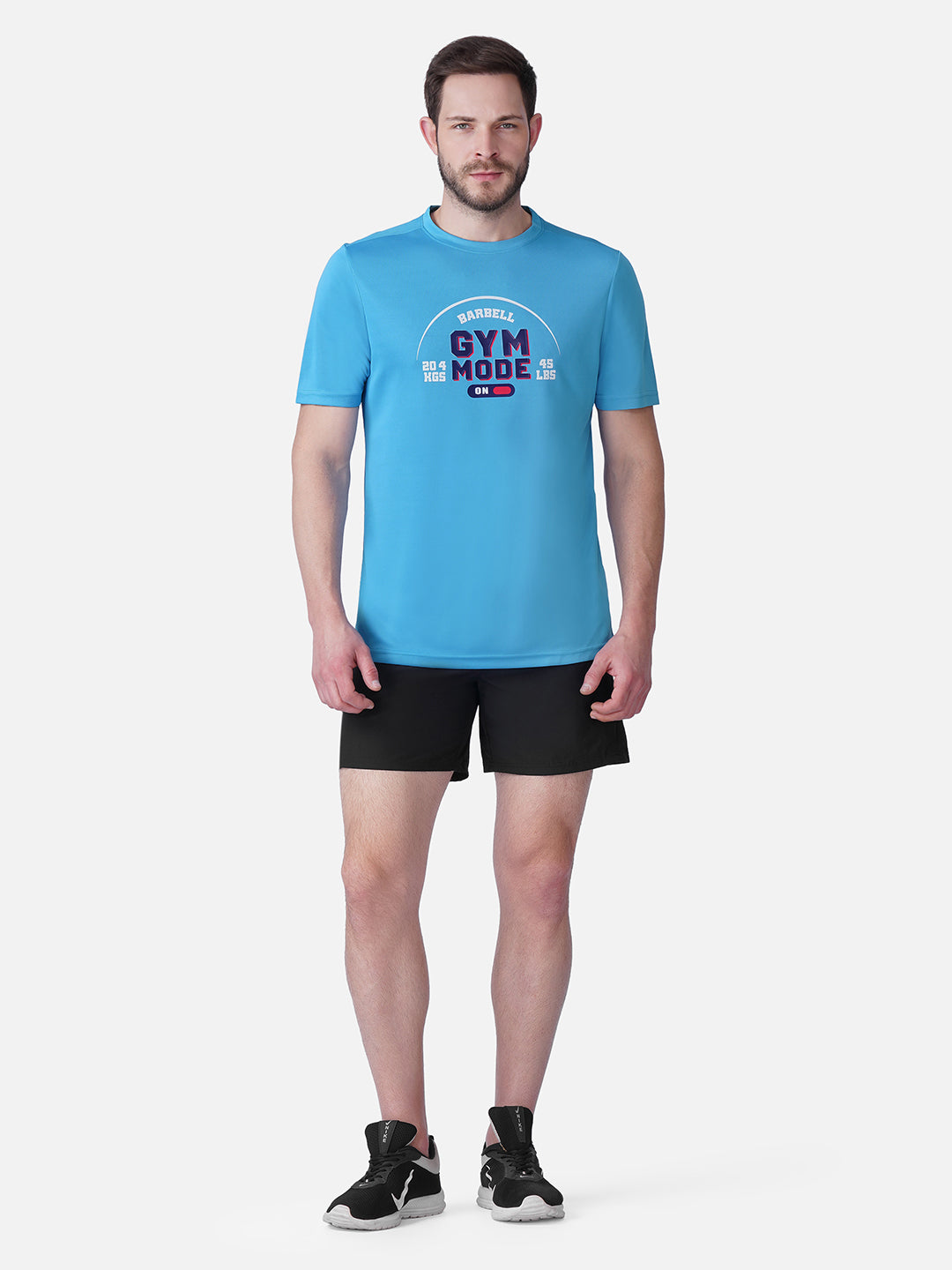 Gym T Blue T-Shirt Slim Fit Men RWM2055