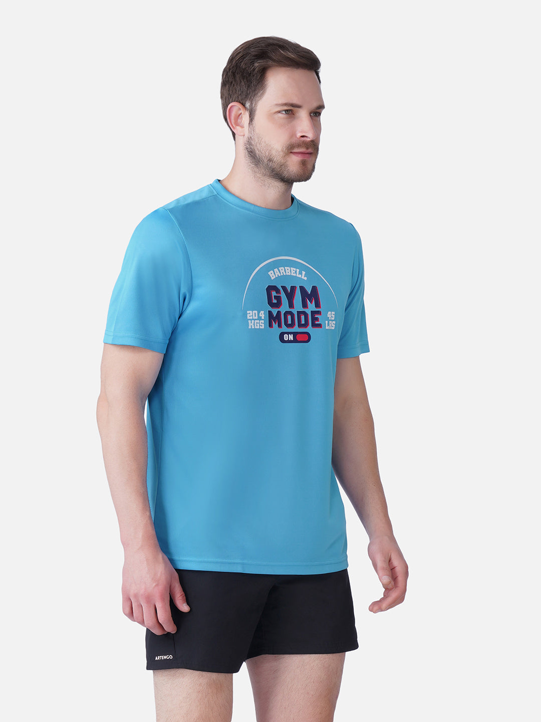 Gym T Blue T-Shirt Slim Fit Men RWM2055