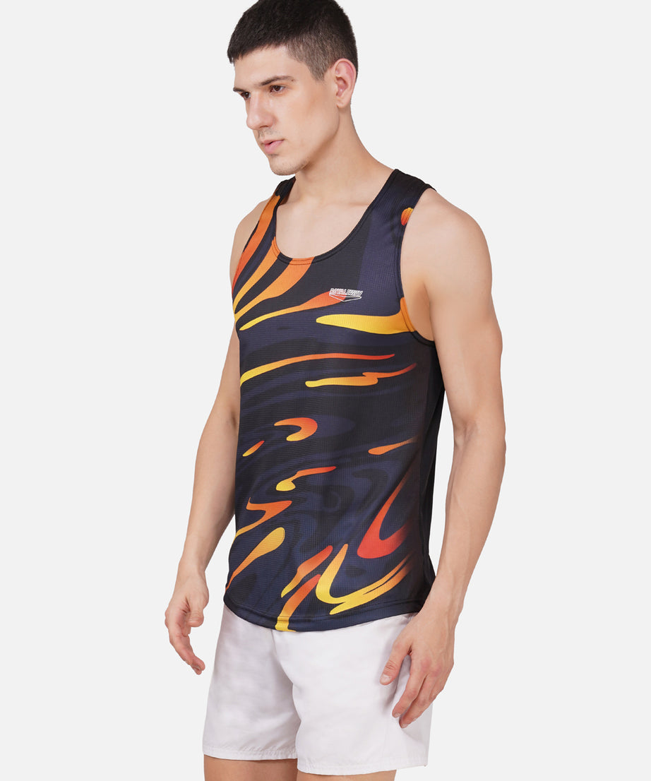 DriCHEX Neon Orange & Black Vest for Men RWM4034