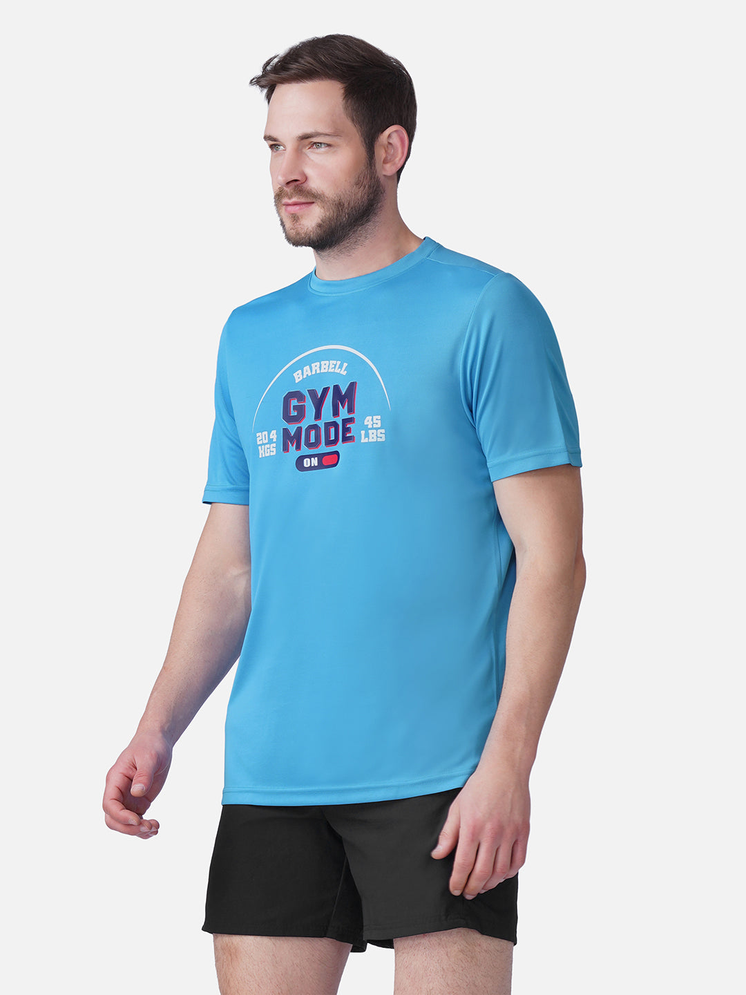 Gym T Blue T-Shirt Slim Fit Men RWM2055