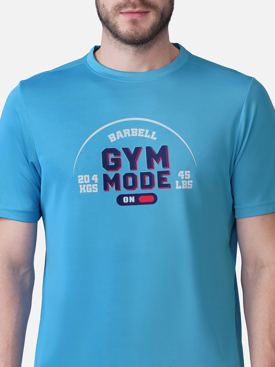 Gym T Blue T-Shirt Slim Fit Men RWM2055