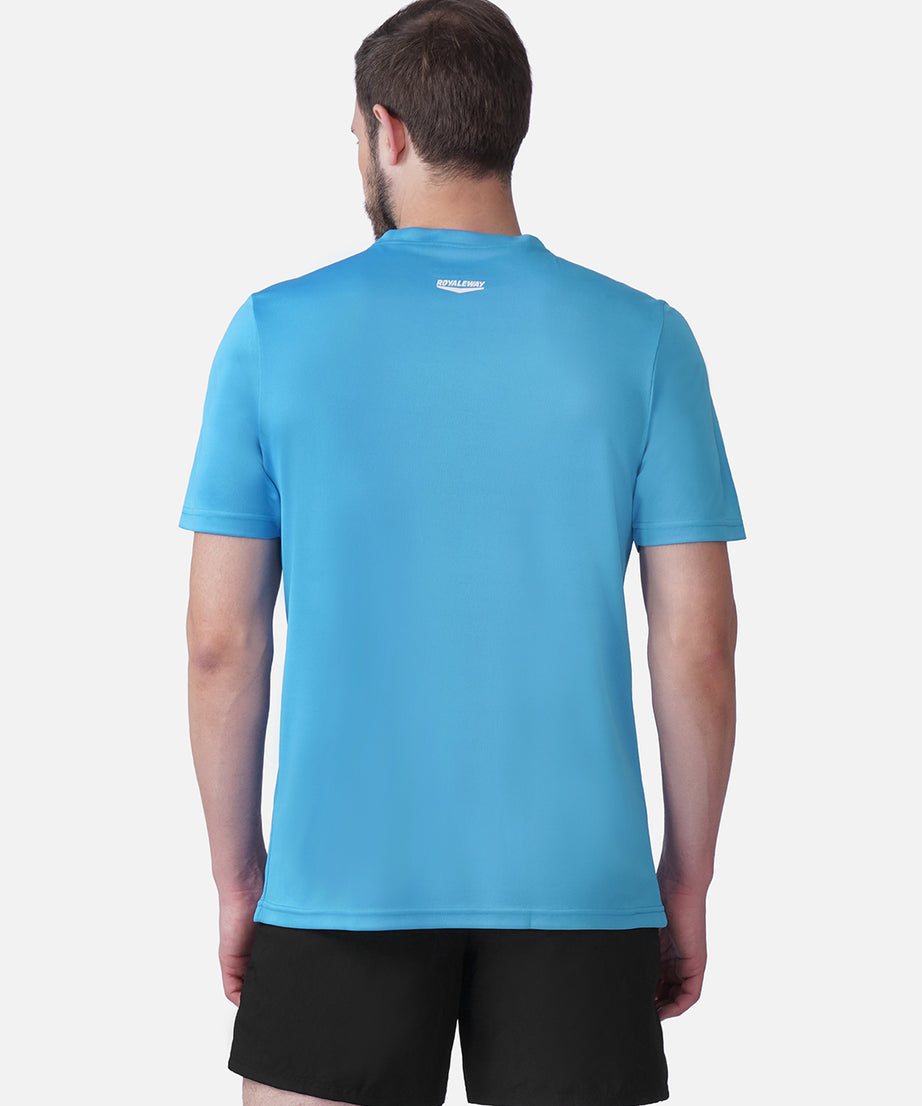 Gym T Blue T-Shirt Slim Fit Men RWM2055