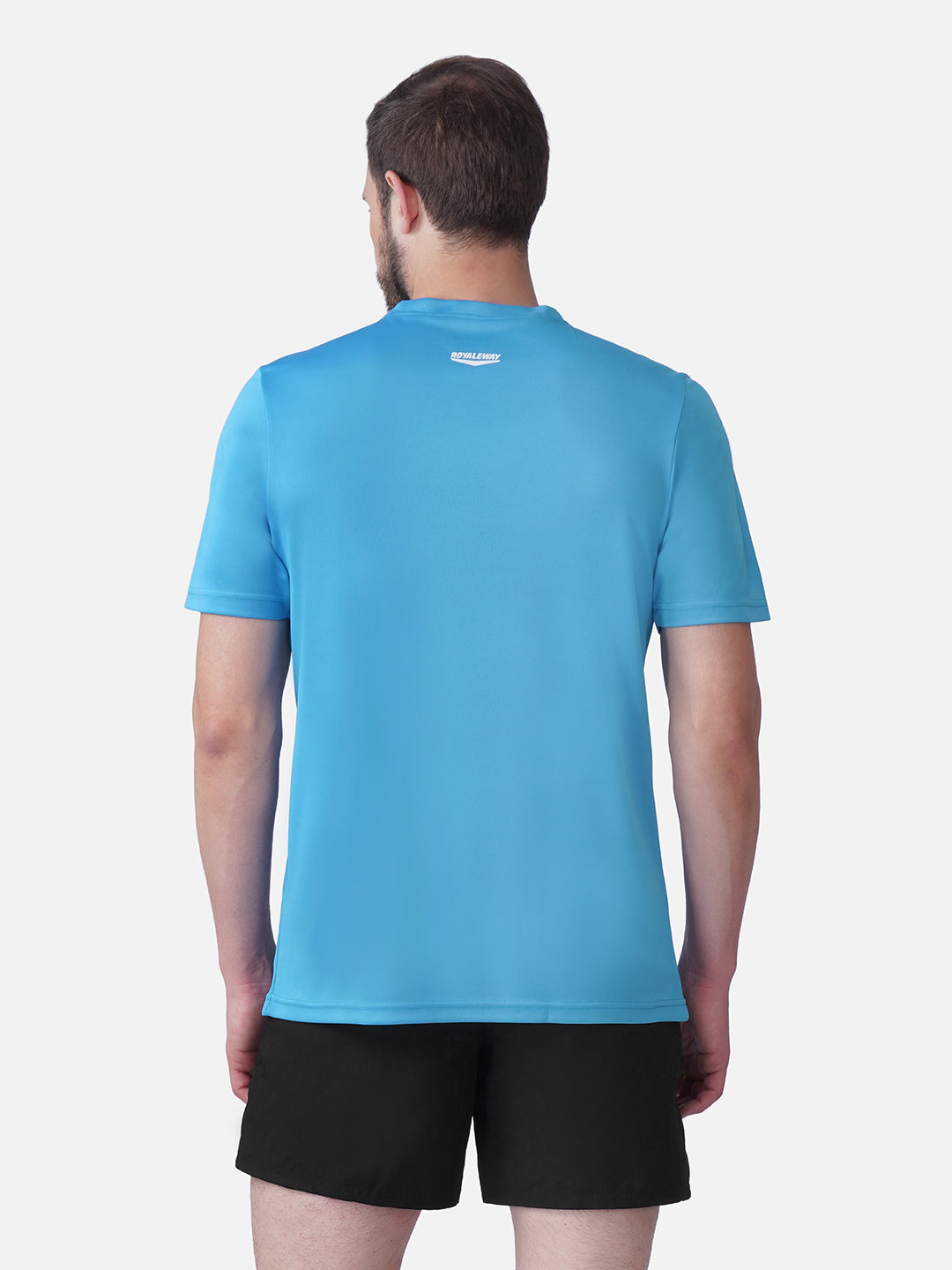 Gym T Blue T-Shirt Slim Fit Men RWM2055