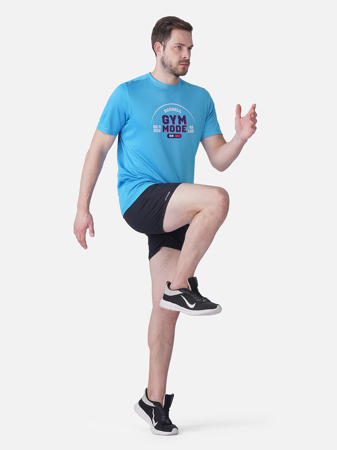 Gym T Blue T-Shirt Slim Fit Men RWM2055