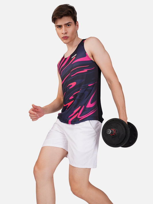 DriCHEX Neon Pink & Black Vest for Men RWM4032