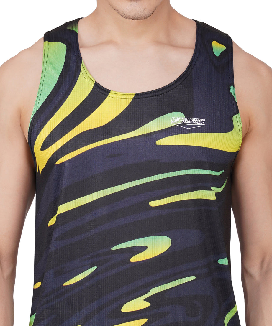 DriCHEX Neon Yellow & Black Vest for Men RWM4035