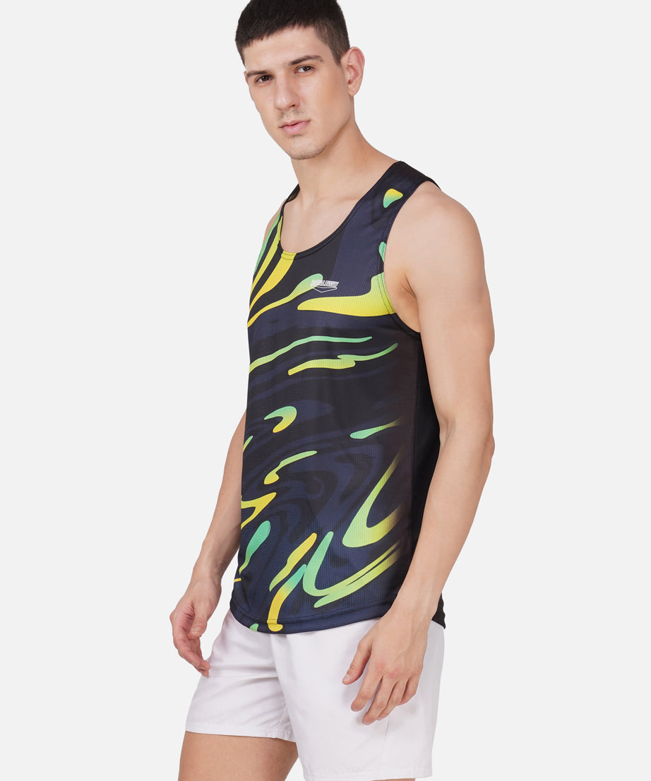 DriCHEX Neon Yellow & Black Vest for Men RWM4035