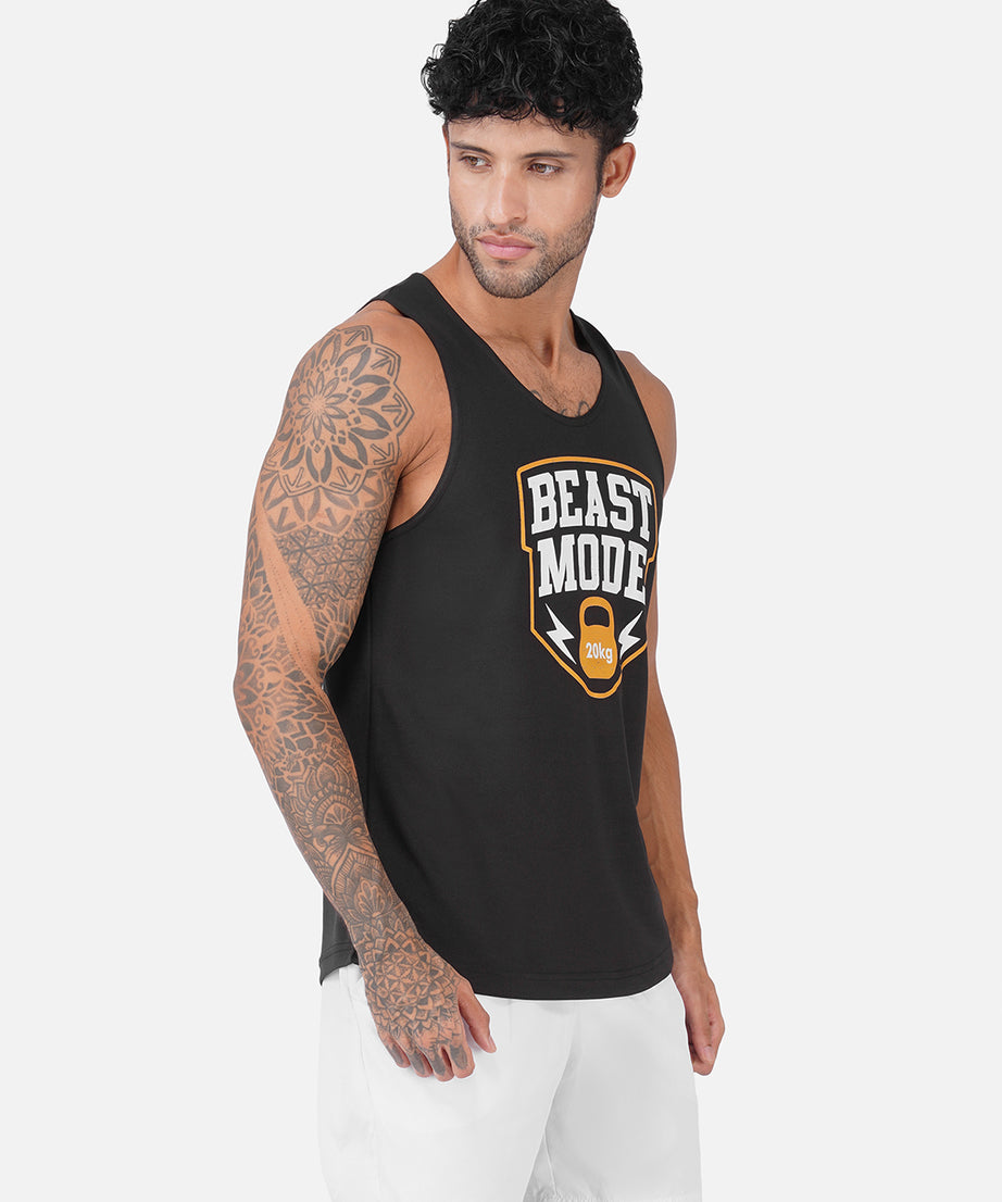 Beast Mode Black Men Vest