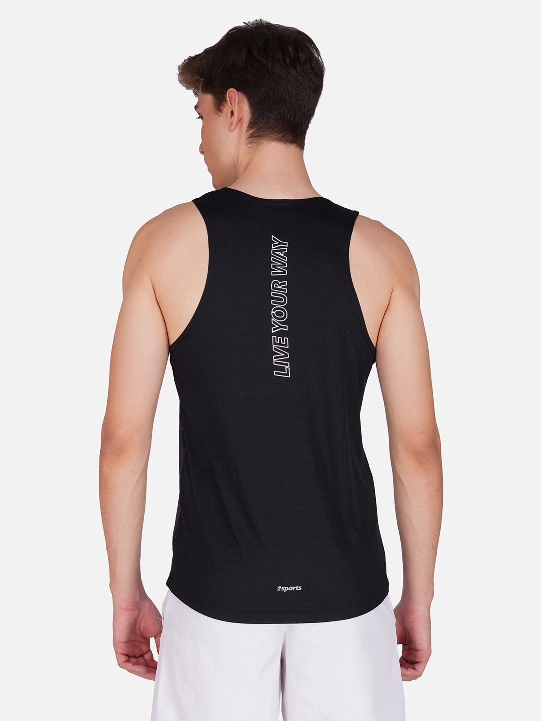 DriCHEX Neon Pink & Black Vest for Men RWM4032 DriCHEX Vest - royaleway.com