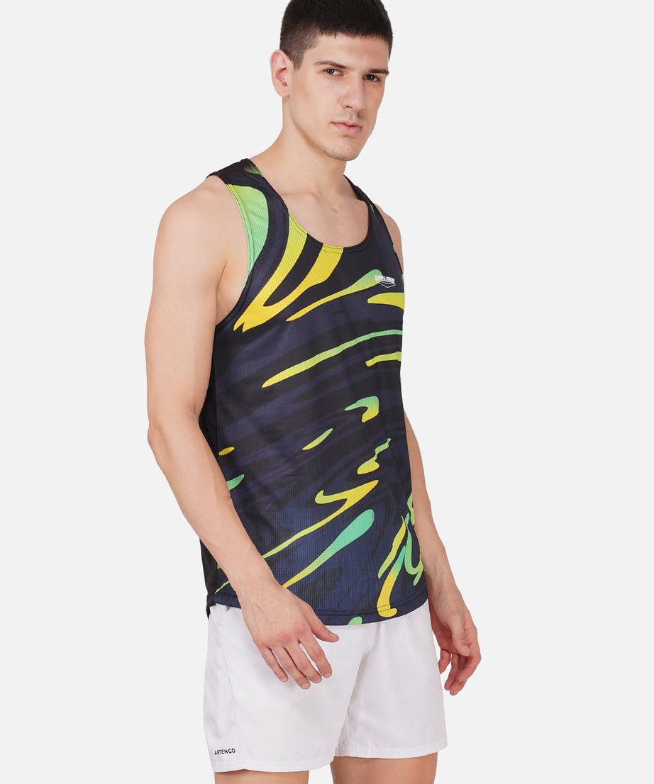 DriCHEX Neon Yellow & Black Vest for Men RWM4035