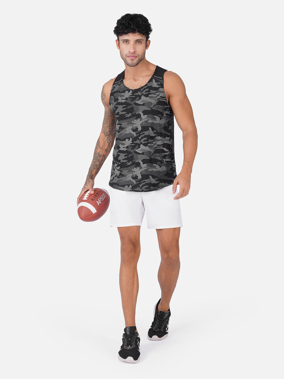 Camo Black Men Vest