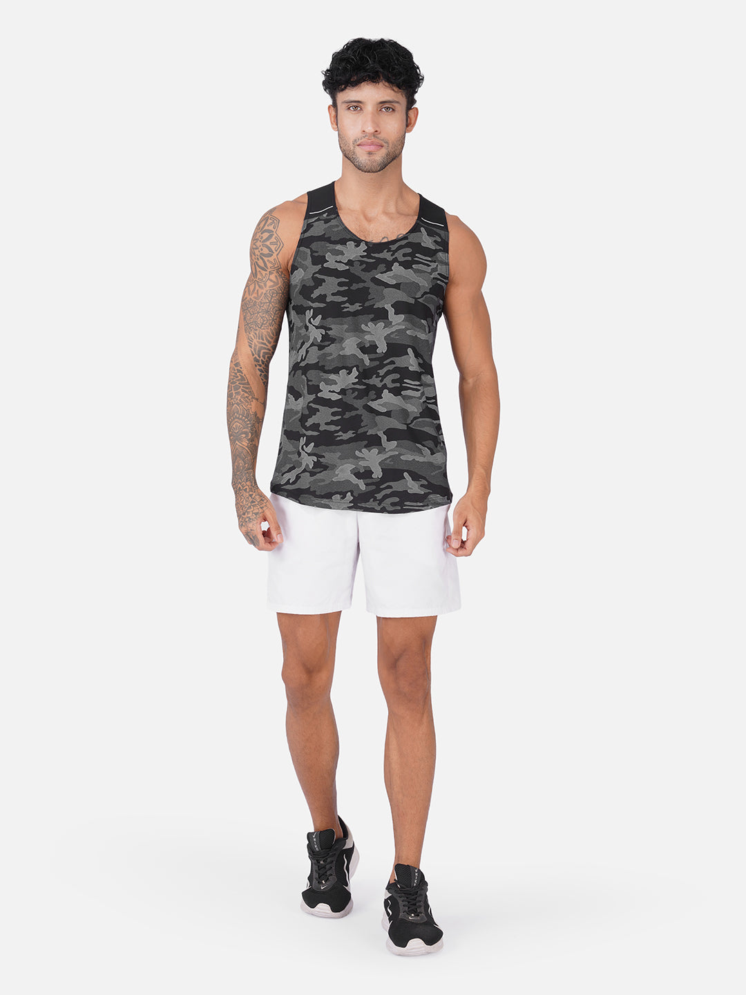 Camo Black Men Vest